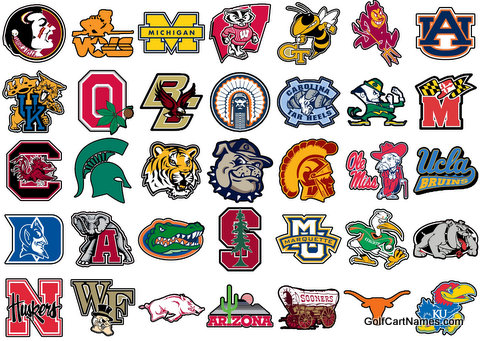 College Sports Decals